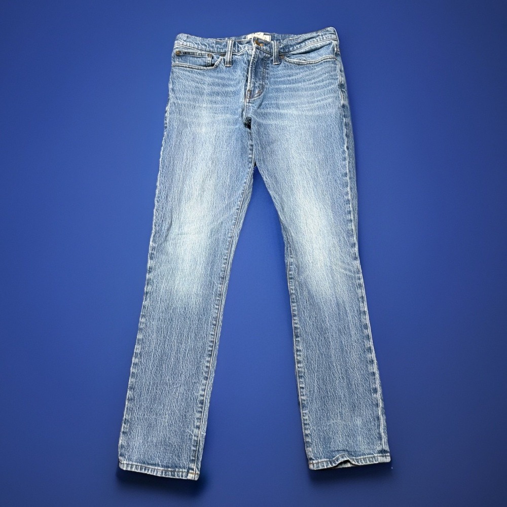 Madewell Jeans Mens 32x30 Blue Athletic Slim Fit Stretch Light Wash